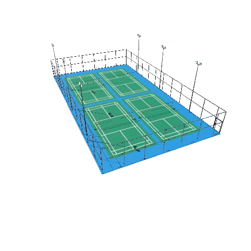 Badminton Court TypeA1 Triangulate5